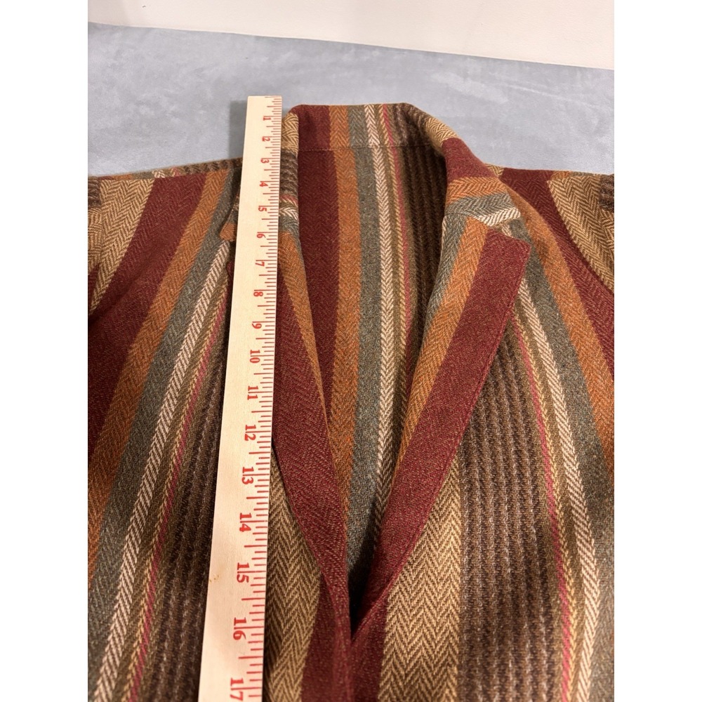 Vintage Finity Womens Sz 8 Wool Blazer Teacher Poet Twee 70s Boho Academia Indie - Picture 10 of 16